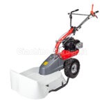 Trinciaerba a scoppio Eurosystems P70 EVO con accessorio piatto falciatutto per sterpaglie e rovi su sfondo bianco
