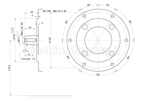 Motore Launtop LT210 V5 - conico