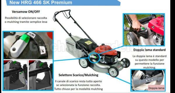 Honda benzina HRG 466SK semovente PREMIUM