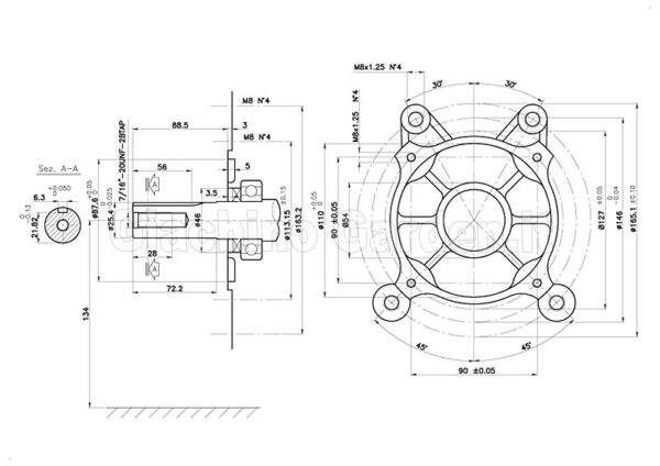 Axo AMGE-421-F4 (AVV. ELETTRICO)