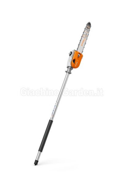 Accessorio potatore sramatore per sistema Kombi STIHL HT-KM con spranga da 30 cm, catena Picco Micro Mini e asta dritta in alluminio.