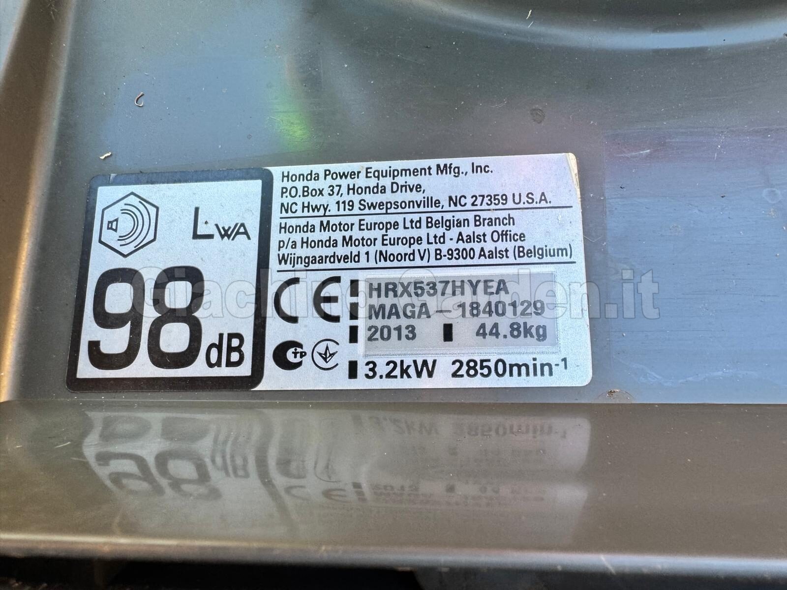 TOSAERBA HONDA HRX537 USATO - immagine 7