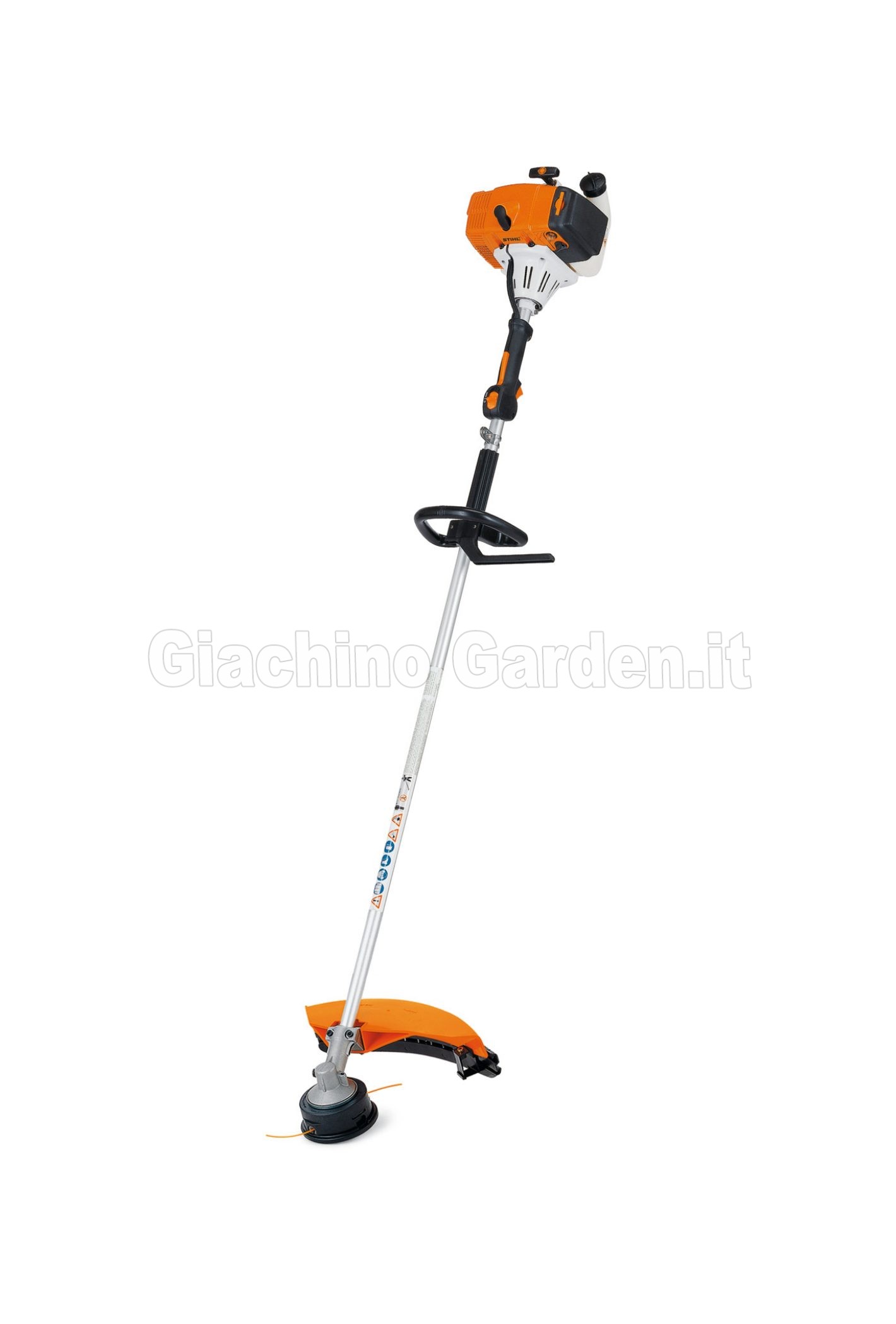 Decespugliatore professionale STIHL FS 120 R con impugnatura circolare e testina falciante