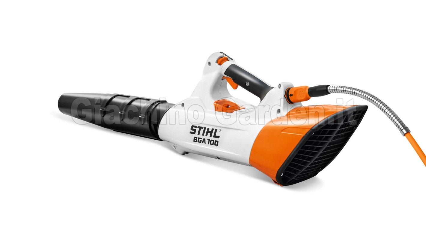 Soffiatore a batteria STIHL BGA 100 con cavo di collegamento per batteria a zaino