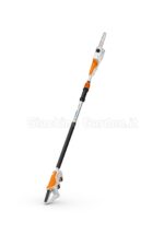 Sramatore a batteria STIHL HTA 30 con asta telescopica e potatore per la cura degli alberi