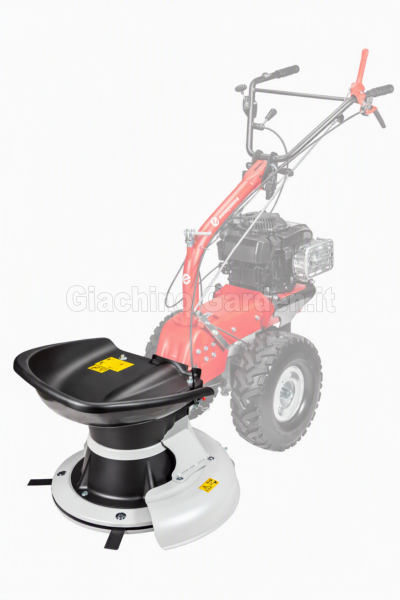 Falciatrice rotativa Eurosystems P70 EVO con piatto a due coltelli per sfalcio foraggio ed erba alta su sfondo bianco
